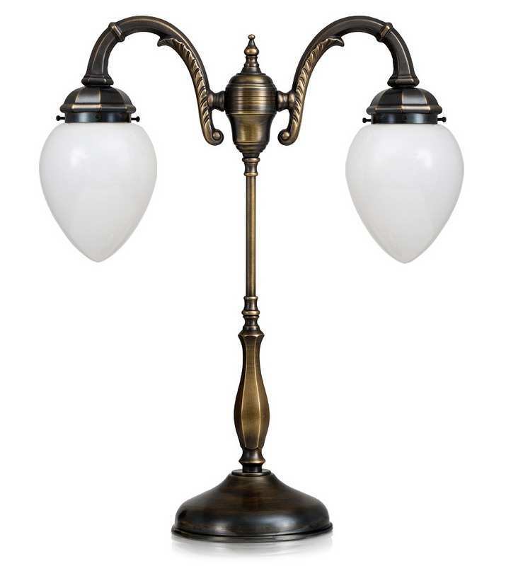 Tischlampe mit Glas 4311